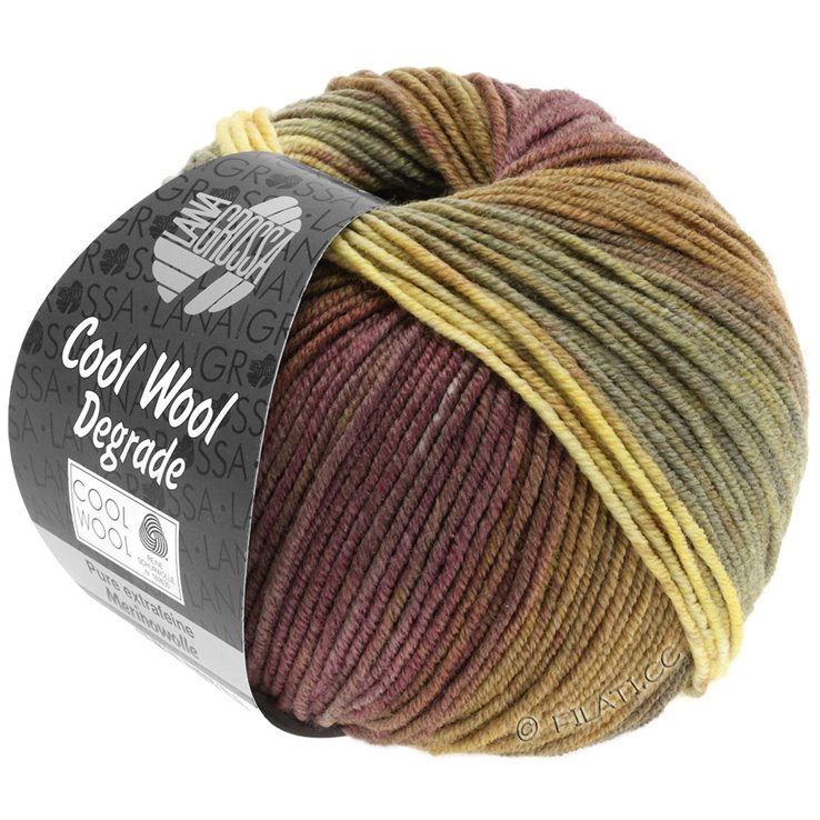 Lana Grossa COOL WOOL Degradé | 6001-beige/vanilj/sand/taupe/marone
