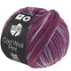 Lana Grossa COOL WOOL Print | 841-lila/mörk fuchsia/rödviolett
