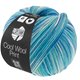 Lana Grossa COOL WOOL Print | 844-turkos/ljus blå/azurblå/råvit