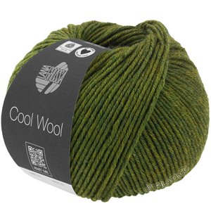 Lana Grossa COOL WOOL Mélange (We Care) | 1409-grön melerad