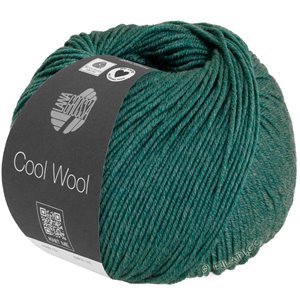 Lana Grossa COOL WOOL Mélange (We Care) | 1425-mörk grön melerad