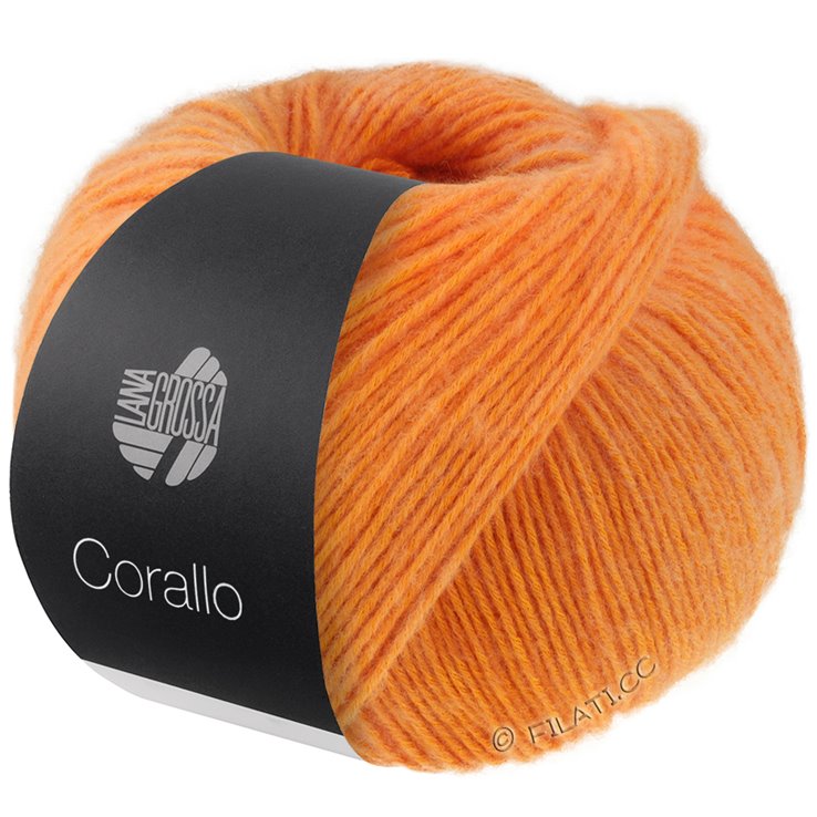 Lana Grossa CORALLO 100g | 01-mandarin/orange