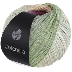 Lana Grossa COTONELLA | 02-gulgrön/röd/vinröd/fuchsia/rödviolett/lila/beige
