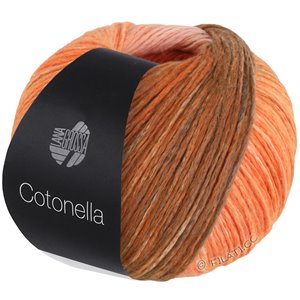 Lana Grossa COTONELLA | 06-apricot/laxorange/orange/gulgrön/mörk grön/svartgrön/nötbrun