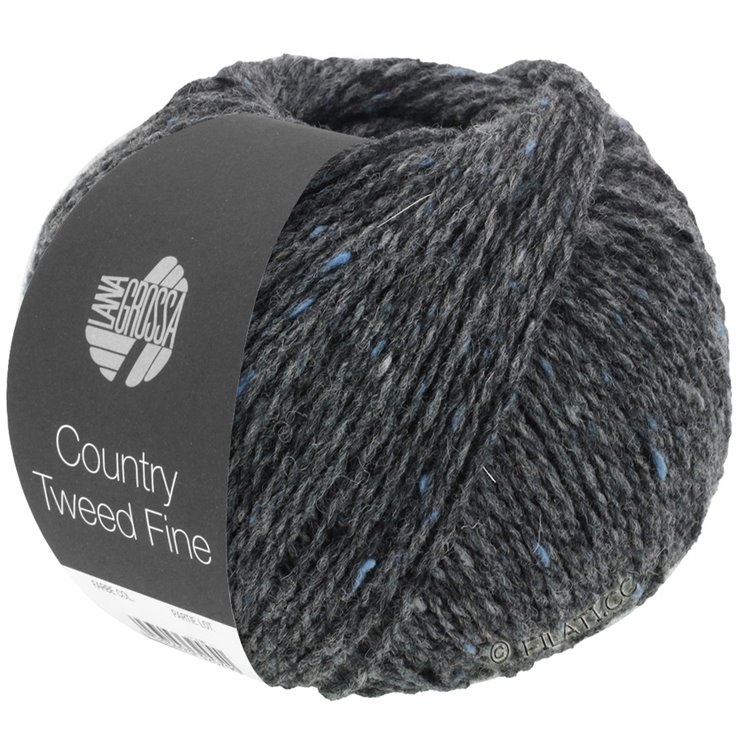 Lana Grossa COUNTRY TWEED Fine | 105-antracit melerad