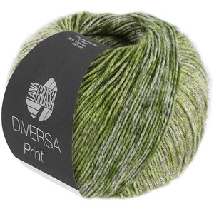 Lana Grossa DIVERSA PRINT | 107-oliv/grön/gulgrön/skogsgrön/grågrön