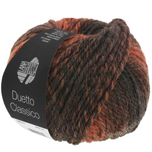 Lana Grossa DUETTO CLASSICO | 04-rödbrun/mörk brun/svartbrun