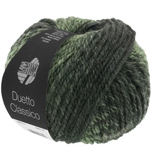 Lana Grossa DUETTO CLASSICO | 08-resedagrön/mossgrön/svartgrön