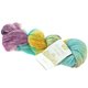 Lana Grossa ECOPUNO Hand-dyed | 507-ljus blå/gul/orange/grå/björnbär/turkos/svartblå