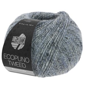 Lana Grossa ECOPUNO Tweed | 307-jeansgrå melerad