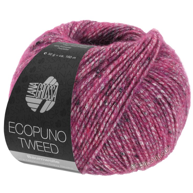 Lana Grossa ECOPUNO Tweed | 317-fuchsia melerad