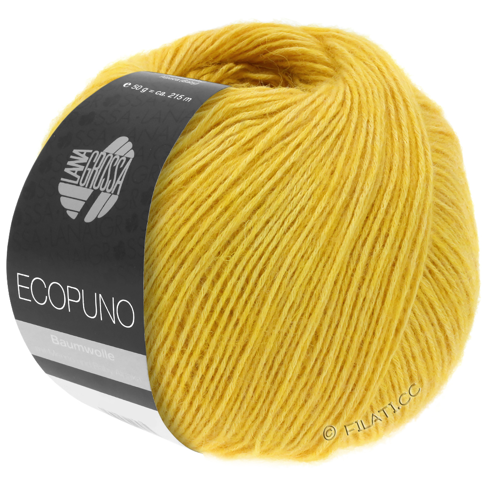 Lana Grossa ECOPUNO | 052-ljus gul