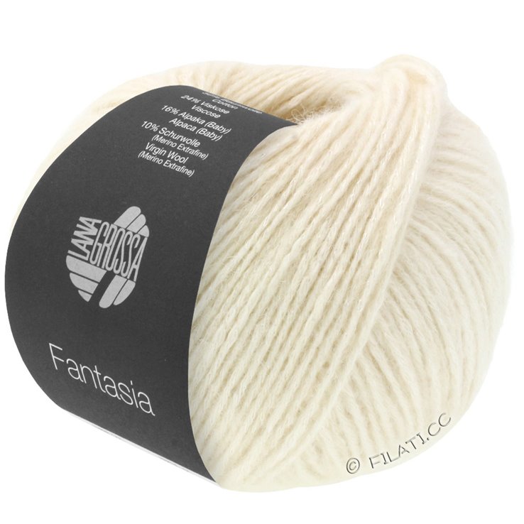 Lana Grossa FANTASIA | 01-råvit