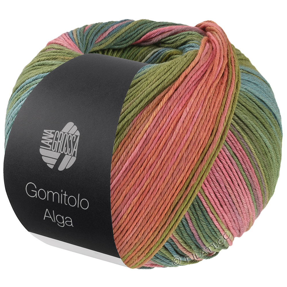 Lana Grossa  | 2025-vit/ljus blå/blågrön/ljus grön/mörk grön/pink/plommon/turkos/lax/petrol