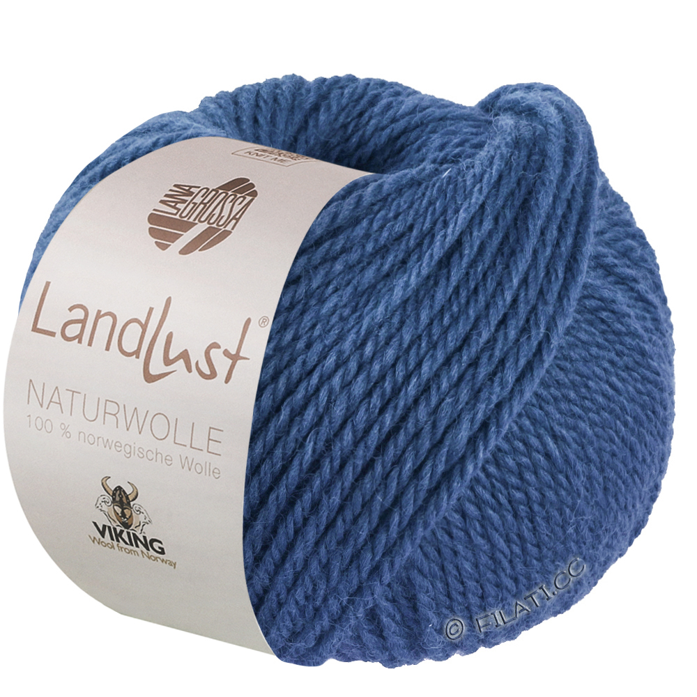 Lana Grossa LANDLUST Naturwolle | 23-blå