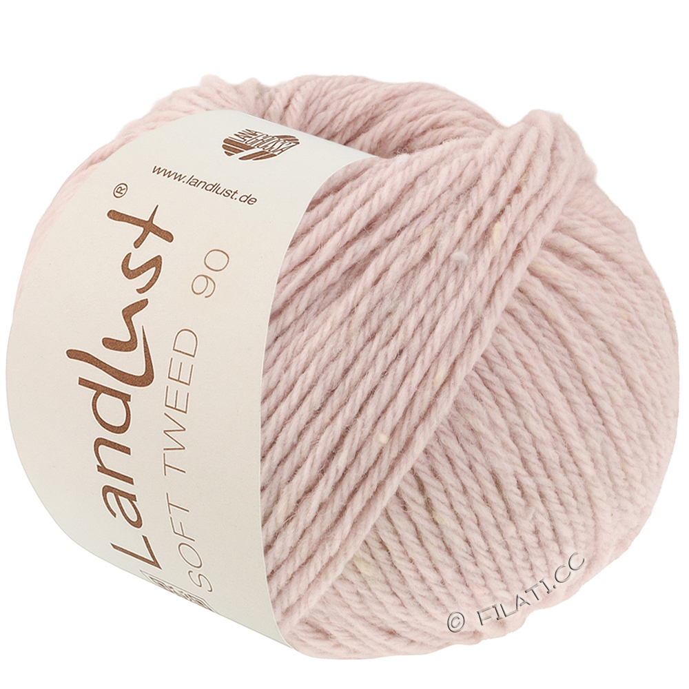 Lana Grossa LANDLUST Soft Tweed 90 | 31-mjuk rosa melerad