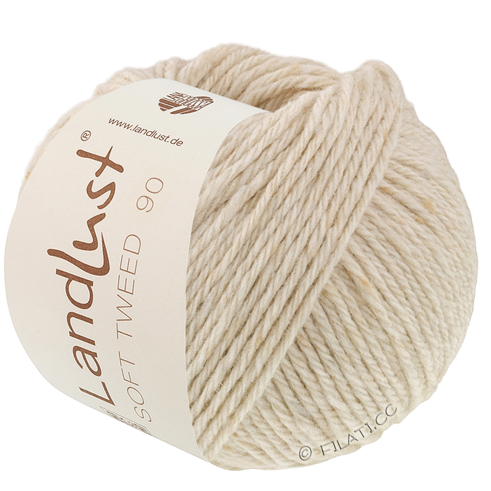 Lana Grossa LANDLUST Soft Tweed 90 | 36-snäckkalk melerad