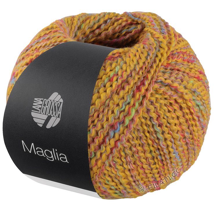 Lana Grossa MAGLIA | 02-gul/röd/ljus grön/pink/brun