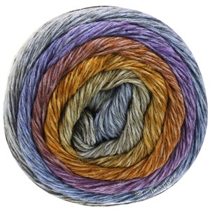Lana Grossa MARE (Linea Pura) | 11-gyllenbrun/gröngrå/jeans/violett/lila/nougat