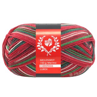 Lana Grossa MEILENWEIT 6-FACH 150g Merino Christmas Lurex