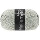 Lana Grossa MEILENWEIT 6-FACH 150g Mouliné/Tweed | 8501-ljus grå/vit