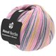 Lana Grossa MEILENWEIT 100g Cashmere Street (ABOUT BERLIN) | 836-rosa/ljus grå/mörk grå/gul/puderrosa