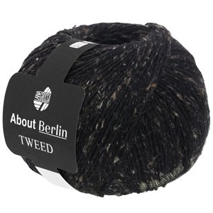 Lana Grossa MEILENWEIT 100g Tweed (ABOUT BERLIN) | 905-svart melerad