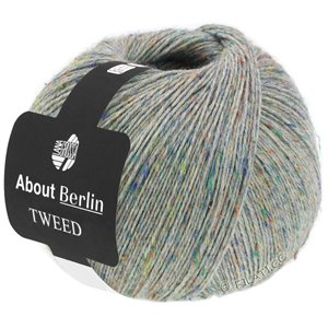 Lana Grossa MEILENWEIT 100g Tweed (ABOUT BERLIN) | 907-grå melerad