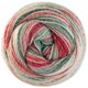 Lana Grossa GOMITOLO (Christmas Edition Lurex) | 115-grön/ecru/ljus röd/bär/jade/skogsgrön/grönröd/bordeaux/gammalrosa