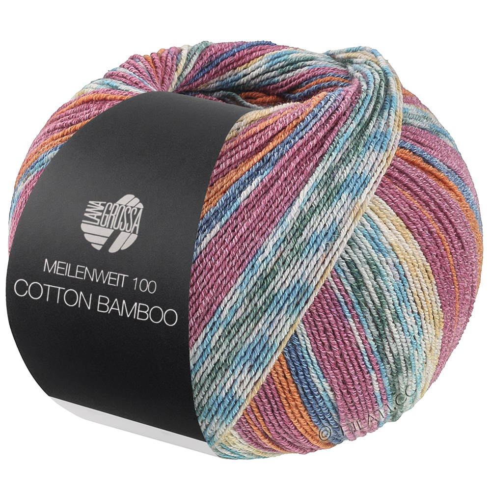 Lana Grossa MEILENWEIT 100g Cotton Bamboo Canario