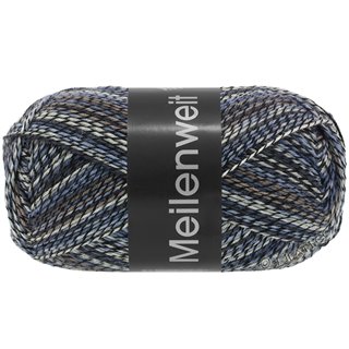 Lana Grossa MEILENWEIT 100g Black Denim Mix