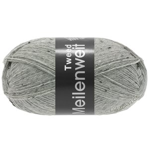 Lana Grossa MEILENWEIT 100g Tweed | 110-grå melerad
