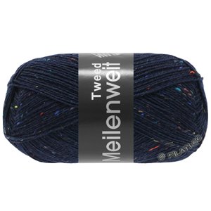 Lana Grossa MEILENWEIT 100g Tweed | 112-nattblå