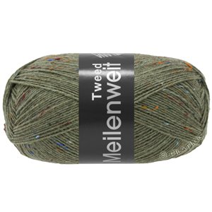 Lana Grossa MEILENWEIT 100g Tweed | 155-gröngrå