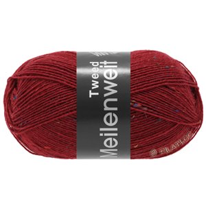 Lana Grossa MEILENWEIT 100g Tweed | 161-vinröd