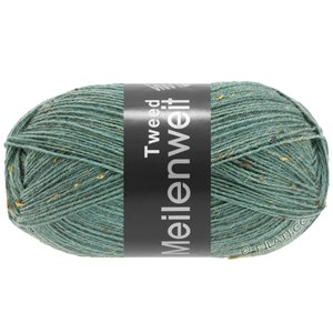 Lana Grossa MEILENWEIT 100g Tweed | 166-grågrön