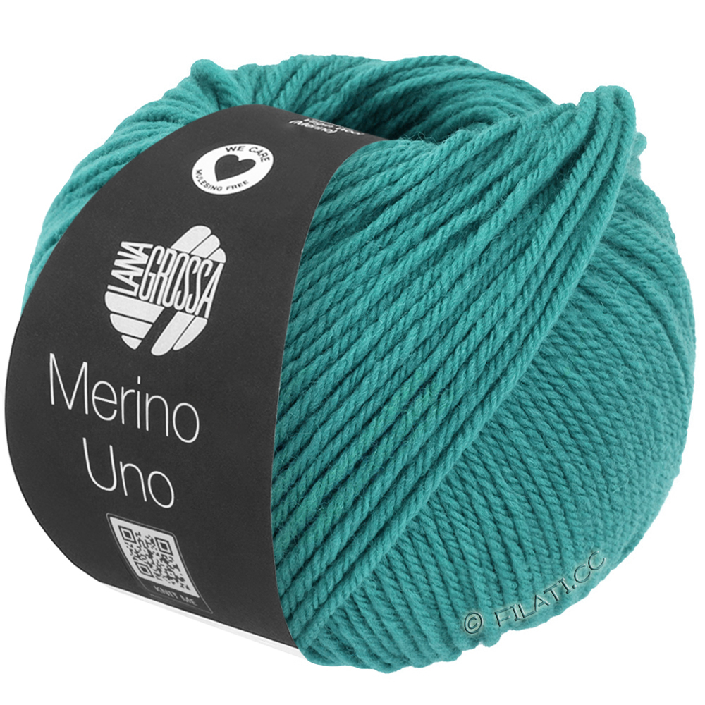 Lana Grossa MERINO UNO | 89-petrolgrön