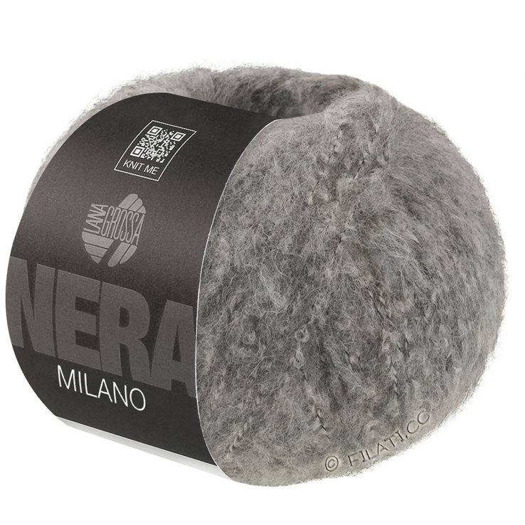 Lana Grossa MILANO (Nera) | 01-grå melerad