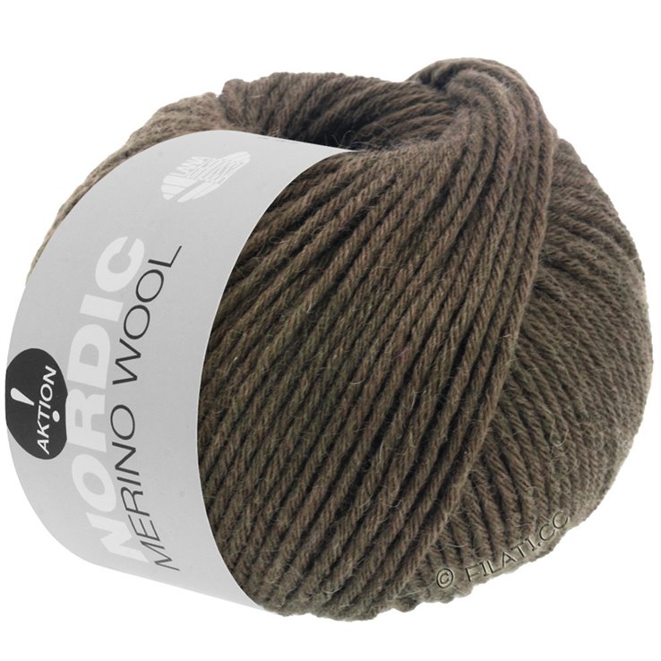 Lana Grossa NORDIC MERINO WOOL Aktion! | 04-mörk brun