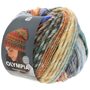 Lana Grossa OLYMPIA Classic | 100-ljus grå/mörk grå/gråblå/ljus blå/royal/orange/petrol
