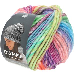 Lana Grossa OLYMPIA Classic | 104-turkos/pink/jeans/violett/rosa/lax/vitgrön/jade/azurblå