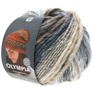 Lana Grossa OLYMPIA Classic | 026-råvit/ljus grå/mellangrå/mörk grå/taupe