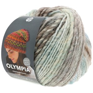 Lana Grossa OLYMPIA Classic | 084-mint/pastellblå/beige/vit/gråbrun/grå
