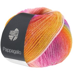 Lana Grossa PAPPAGALLO | 04-pink/rosa/lax/ljus grå/syren/orange/gul/blålila/röd/mörk röd