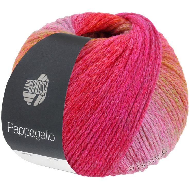 Lana Grossa PAPPAGALLO | 11-pink/brunröd/korall/hallon