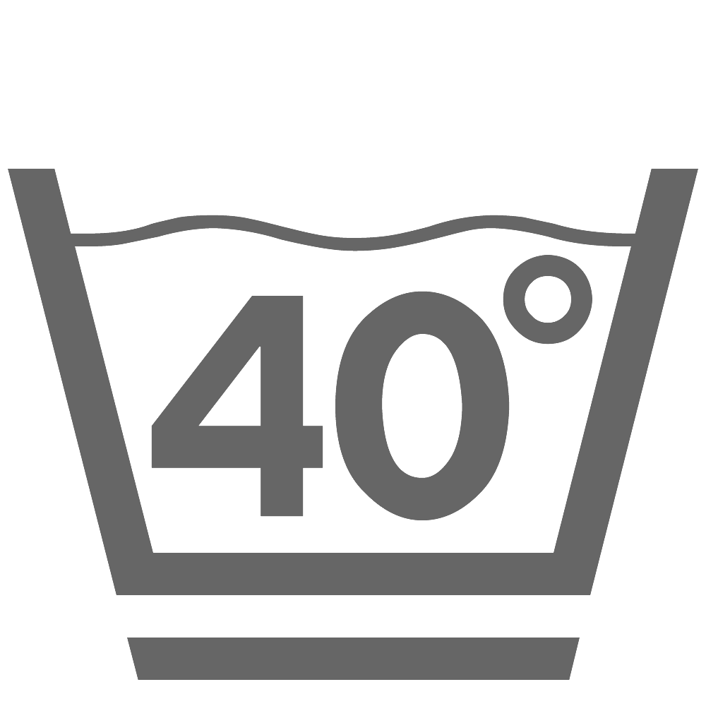 Skonsam tvätt 40°C