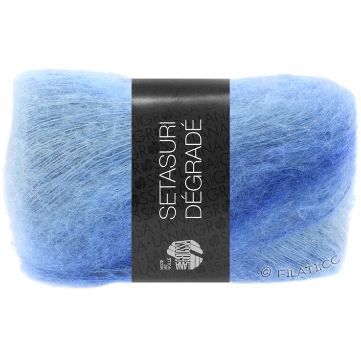 Lana Grossa SETASURI Dégradé | 101-ljus blå/blå/royal