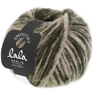 Lana Grossa SMOOTHY (lala BERLIN) | 11-antracit/taupe