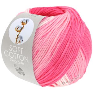 Lana Grossa SOFT COTTON Dégradé | 103-rosé/pink/cyklamen