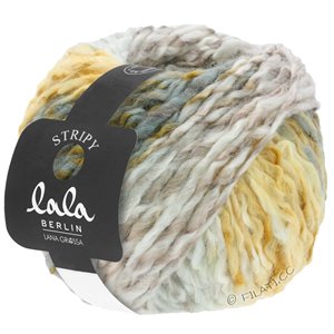 Lana Grossa STRIPY (lala BERLIN) | 06-beige/sand/natur/ljus grå/mellangrå/khaki